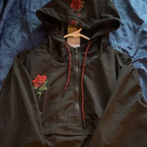 Black rose Light hoodie